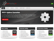 Tablet Screenshot of epichosting.ca